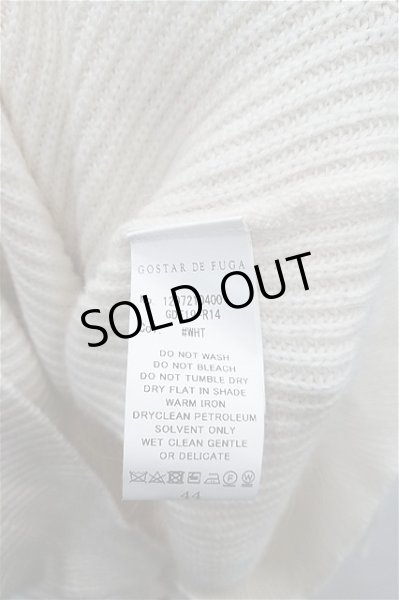 画像3: GOSTAR DE FUGA ニット.獣毛混プルオーバータートル /ホワイト/44 S-21-10-21-1007-GO-to-KN-ZT305 (3)