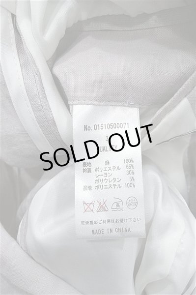 画像5: WILD PARTY ジャケット.リネン7分丈【現在買取対象外】 /-/3 S-21-10-21-1030-WI-ja-KN-ZT014 (5)