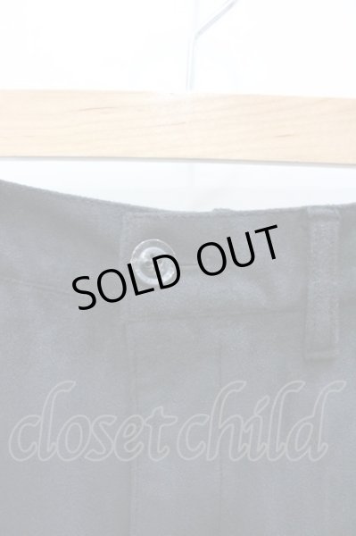 画像2: FUGA パンツ.SUBURB フェイクスウェードガウチョ /ブラック/44 O-21-10-24-075-FU-pa-YM-ZT263 (2)