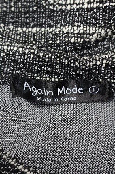 画像6: 【新品アウトレット】韓国ブランド AgainMode  トップス /ブラック/表記なし 21-10-26-006l-1-to-AG-m-NA-ZT-M096 (6)