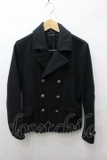 【WINTERセール】GOSTAR DE FUGA コート.ウールP /ブラック/44 O-21-10-26-021-GO-ou-YM-ZT-M114