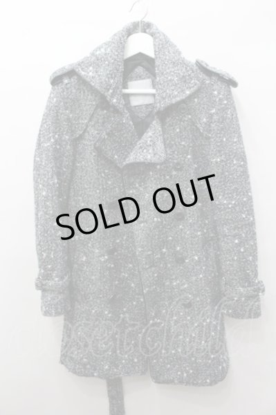 画像2: BUFFALO BOBS コート.GLASGOW【グラスゴー】ナポレオントレンチ /ブラック/1 O-21-10-26-010-BU-ou-YM-ZT-M004 (2)