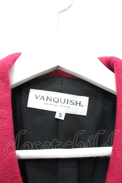 画像3: VANQUISH コート.イタリアンカラーショートP /レッド/S O-21-10-27-008-VA-ou-YM-ZT-M007 (3)