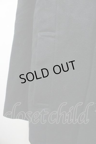 画像2: NO ID. コート.メルトンPコート /ブラック/2 O-21-10-27-092-NO-ou-YM-ZT-M116 (2)