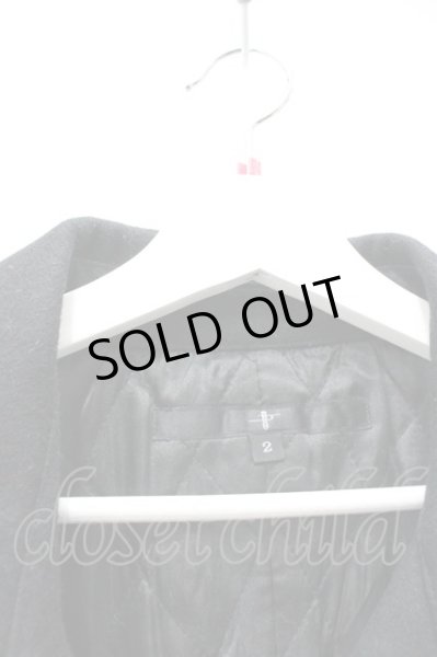 画像3: NO ID. コート.メルトンPコート /ブラック/2 O-21-10-27-092-NO-ou-YM-ZT-M116 (3)