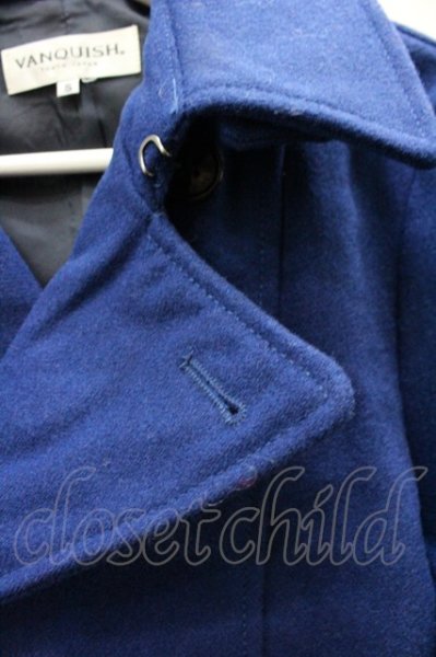 画像2: VANQUISH コート.メルトンショート /ネイビー/S O-21-10-27-017-VA-ja-YM-ZT-M007 (2)