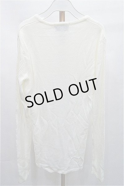 画像2: BUFFALO BOBS ニット.カシミアタッチVネック /ホワイト/3 S-21-10-28-1005-BU-to-KN-ZT153 (2)