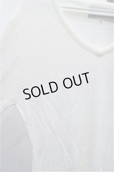 画像3: BUFFALO BOBS ニット.カシミアタッチVネック /ホワイト/3 S-21-10-28-1005-BU-to-KN-ZT153 (3)