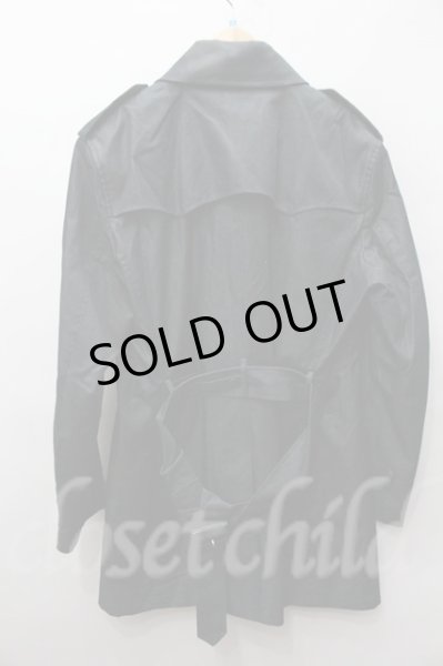 画像3: HIGH STREET コート.ＴＣシャンブレートレンチ 【現在買取対象外】 /ブラック/L O-21-10-28-046-HI-ou-YM-ZT-M019 (3)