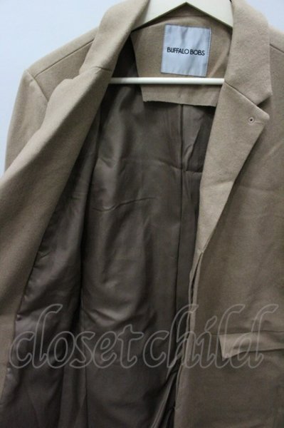 画像5: BUFFALO BOBS コート.MONTAIGNE(モンテーニュ)ウールメルトンチェスター /キャメル/1-2 O-21-10-30-116-BU-ou-YM-ZT-M006 (5)