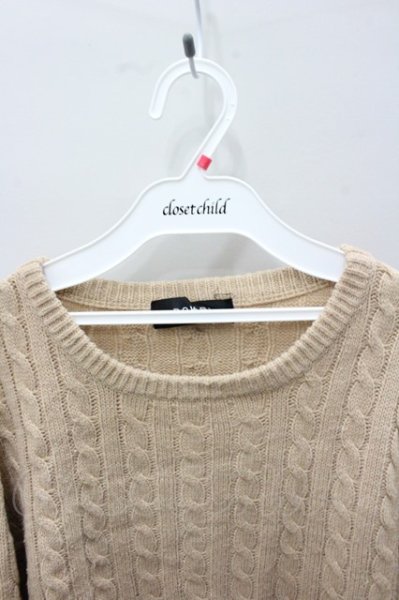 画像3: DOWBL ニット.ケーブル編みプルオーバー【現在買取対象外】 /キャメル/42 O-21-10-30-122-DO-to-YM-ZT111 (3)