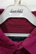 画像3: MILKBOY シャツ.CORDUROY /ワインレッド/表記なし S-21-11-01-1009-MI-sh-KN-ZT040 (3)