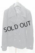 【SALE】FUGA ジャケット.メルトンピーコート /ブラック/46 S-21-11-01-1020-FU-ja-KN-ZT-M001