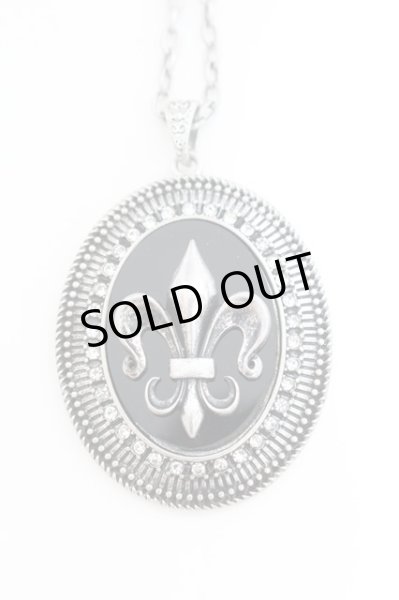 画像2: 【新品アウトレット】   百合フレームネックレス /0/ T-21-11-02-003l-1-ac-SI-m-NA-ZT-B500 (2)