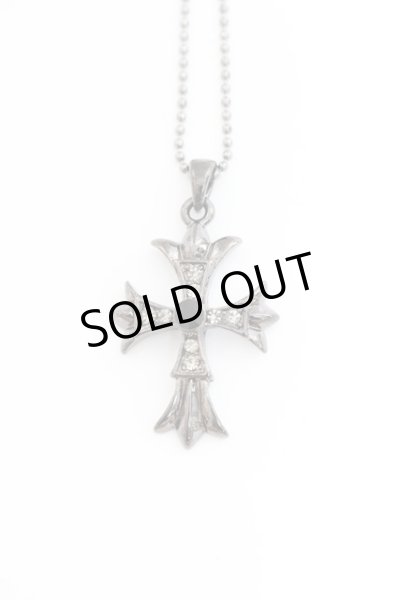 画像2: 【新品アウトレット】   百合クロスネックレス /0/表記なし T-21-11-02-006l-1-ac-SI-m-NA-ZT-B500 (2)