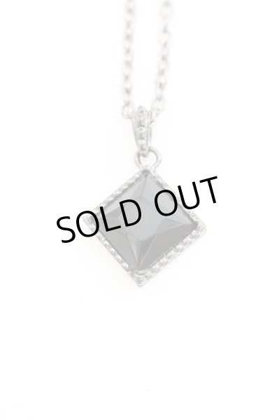 画像2: 【新品アウトレット】   スクエアオニキスネックレス /0/表記なし T-21-11-02-007l-1-ac-SI-m-NA-ZT-B500 (2)