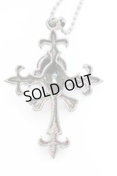 画像3: 【新品アウトレット】   百合スカルボーンネックレス /0/ T-21-11-02-001l-1-ac-SI-m-NA-ZT-B500 (3)