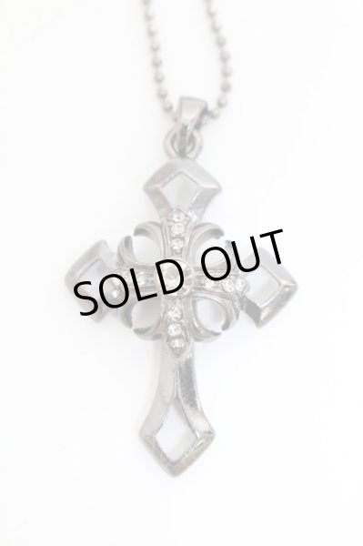 画像2: 【新品アウトレット】   レイヤードクロスネックレス /0/表記なし T-21-11-02-009l-1-ac-SI-m-NA-ZT-B500 (2)