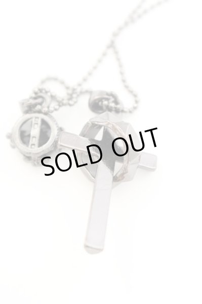 画像3: 【新品アウトレット】   スタッズクロスネックレス /0/表記なし T-21-11-02-012l-1-ac-SI-m-NA-ZT-B500 (3)