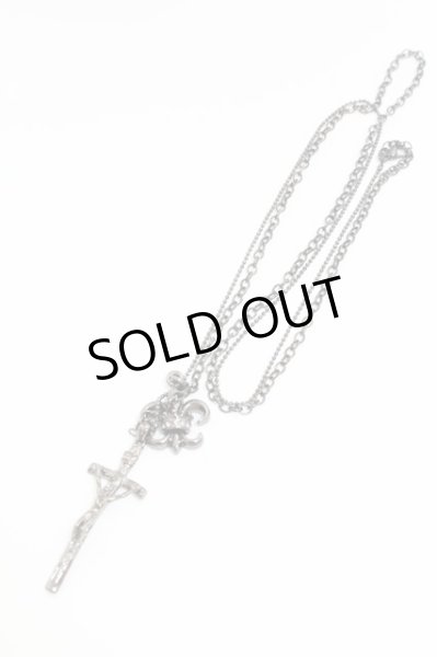 画像4: 【新品アウトレット】   レイヤード百合ロザリオネックレス /0/表記なし T-21-11-02-013l-1-ac-SI-m-NA-ZT-B500 (4)