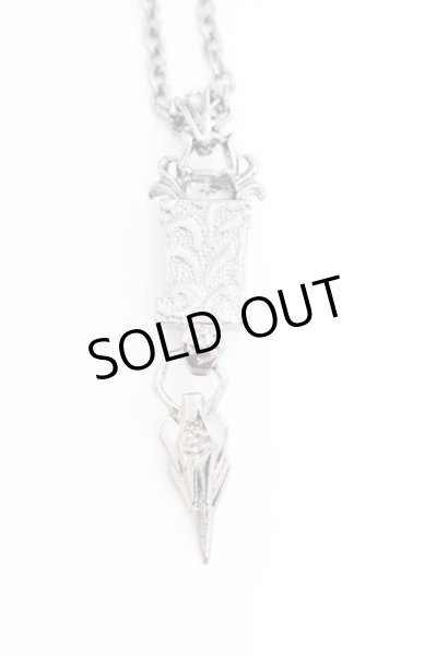 画像3: 【新品アウトレット】   スクエアストーンチャームネックレス /0/ T-21-11-02-002l-1-ac-SI-m-NA-ZT-B500 (3)