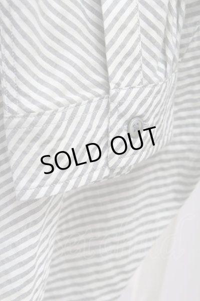 画像5: TORNADO MART シャツ.ムラ汚しストライプ7S /グレー/- T-21-11-05-007-TO-sh-ET-ZT300 (5)