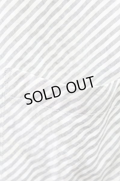 画像6: TORNADO MART シャツ.ムラ汚しストライプ7S /グレー/- T-21-11-05-007-TO-sh-ET-ZT300 (6)