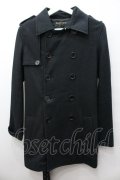 【WINTERセール】yankee a go go コート.メルトントレンチ【現在買取対象外】  /ブラック/1 O-21-11-06-056-ya-ou-YM-ZT-M008