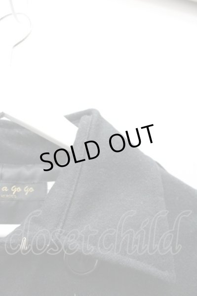 画像2: yankee a go go コート.メルトントレンチ【現在買取対象外】  /ブラック/1 O-21-11-06-056-ya-ou-YM-ZT-M008 (2)