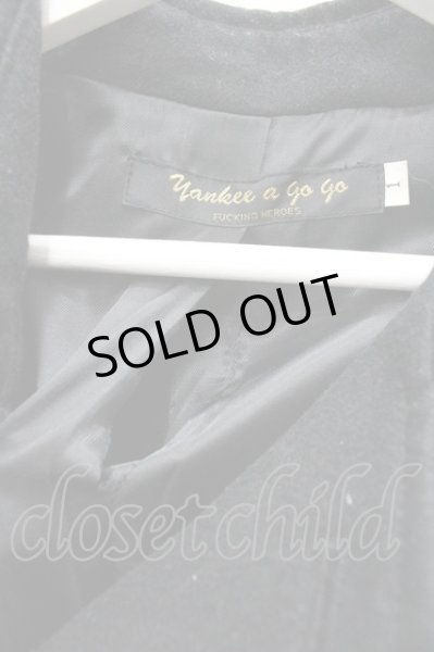 画像3: yankee a go go コート.メルトントレンチ【現在買取対象外】  /ブラック/1 O-21-11-06-056-ya-ou-YM-ZT-M008 (3)