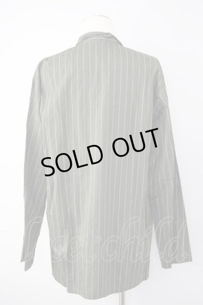 画像2: MILKBOY ジャケット.ストライプ4B /カーキ/F T-21-11-19-004-MI-ja-KN-ZT305 (2)