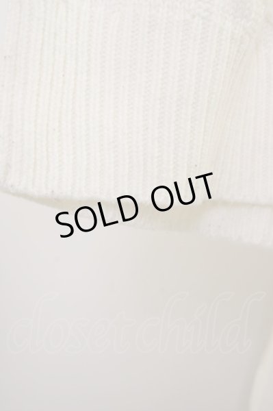 画像5: LHP ニット.7ゲージケーブルクルーネック /ホワイト/M T-21-11-19-008-LH-to-KN-ZT009 (5)