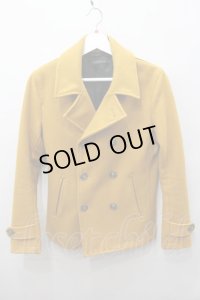 【SALE】FUGA コート.Anthem メルトンピー /イエロー/44 O-21-11-20-026-FU-ou-YM-ZT-M014