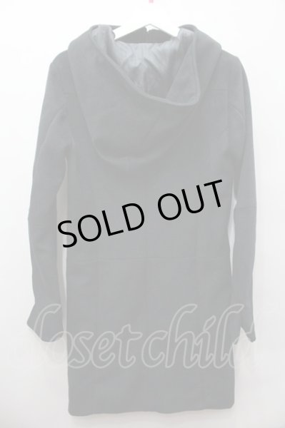 画像5: POTENZA コート.ウールフーディー /ブラック/ O-21-11-21-032-PO-ou-YM-ZT-M130 (5)