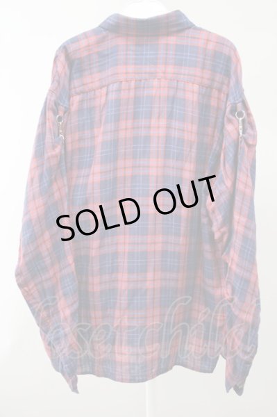 画像2: MILKBOY シャツ.CHECKED GAUZE /レッド/F T-21-11-30-009-MI-sh-KN-OS (2)