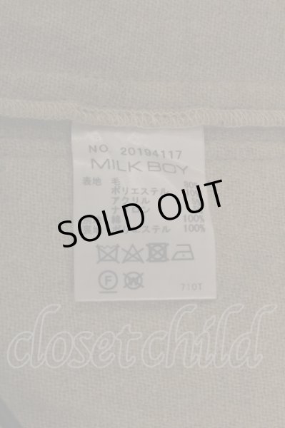 画像6: MILKBOY シャツ.WOOLY LONG /ベージュ/- T-21-11-30-001-MI-to-KN-ZT030 (6)