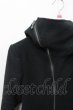 画像2: gene parfum ジャケット.W-face Wool HighNeck Hooodie /ブラック/36 O-21-11-30-038-GE-ja-YM-ZT256 (2)