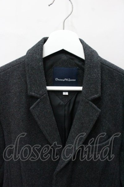 画像2: 【SALE】DEAN&McQUEEN コート.WEST MINISTAR（ウエストミニスター）チェスターフィールド /ブラック/1 O-21-11-30-092-DE-ou-YM-ZT-M113