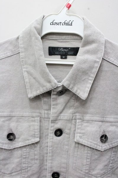 画像2: Beno ジャケット.コーデュロイ【現在買取対象外】 /グレー/M O-21-12-02-028-Be-ja-YM-ZT193 (2)