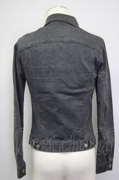 画像2: Moonage Devilment(清春) ジャケット.ウォッシュデニム /チャコール/44 T-21-12-07-006-Mo-ja-ET-ZT238 (2)