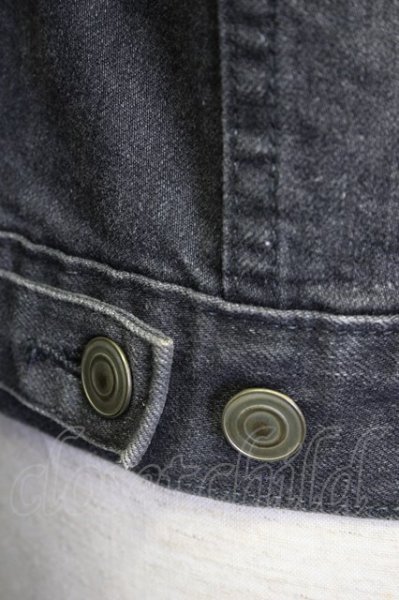 画像3: Moonage Devilment(清春) ジャケット.ウォッシュデニム /チャコール/44 T-21-12-07-006-Mo-ja-ET-ZT238 (3)