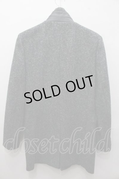 画像3: FUGA コート.PU立ち襟ニット /ブラック/46 O-21-12-16-029-FU-ou-YM-ZT-M016 (3)