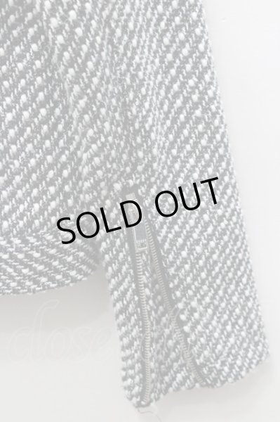 画像4: SEANA ジャケット.ファー襟ウールシングル /ブラックｘホワイト/M O-21-12-16-048-SE-ja-YM-ZT-M109 (4)