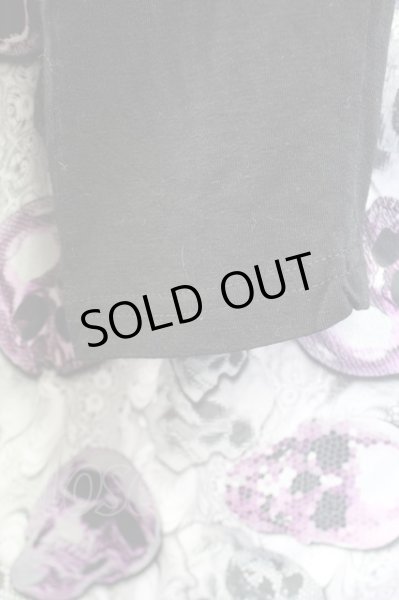 画像3: anko ROCK TOPS☆スカルドレープカットソー /ブラック/- O-21-12-16-5009-AN-to-YM-ZT252 (3)