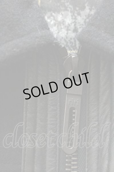 画像3: GalaabenD ジャケット.バッファロー切り替えヘビーメルトンA-2 /ブラック/S O-21-12-19-085-Ga-ja-YM-ZT-M102 (3)