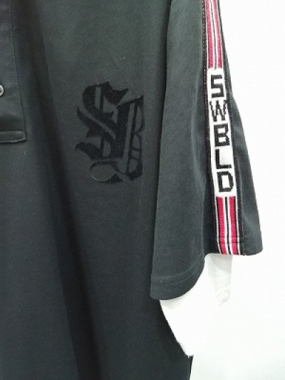 画像3: 【SALE】SWITCHBLADE シャツ.SWBLD LINE POLO /ブラック/M S-21-12-20-1015-AB-sh-KN-ZT311