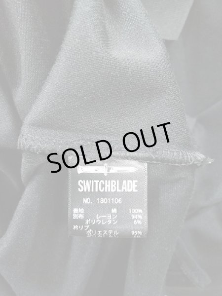 画像5: SWITCHBLADE シャツ.SWBLD LINE POLO /ブラック/M S-21-12-20-1015-AB-sh-KN-ZT311 (5)