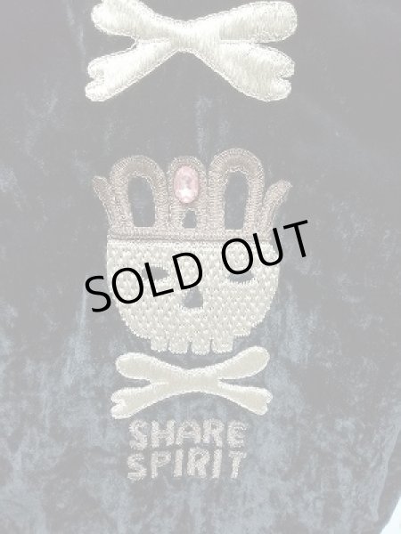 画像3: SHARE SPIRIT HOMME ジャケット.ベルベットブルゾン /ブラック/44 S-21-12-20-1031-SH-ou-KN-ZT393 (3)