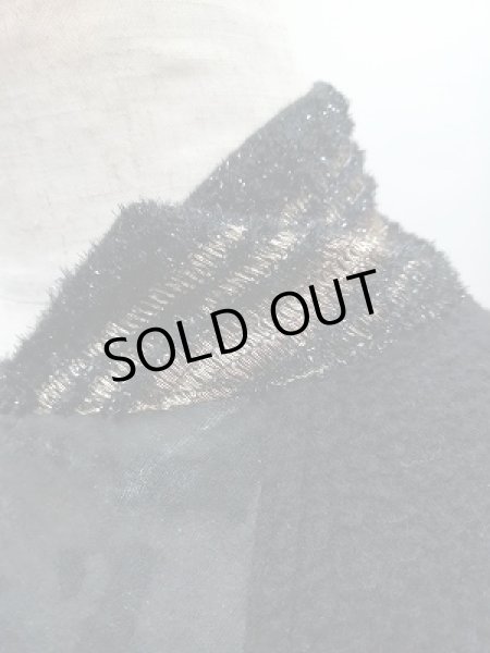 画像4: SHARE SPIRIT HOMME ジャケット.ベルベットブルゾン /ブラック/44 S-21-12-20-1031-SH-ou-KN-ZT393 (4)