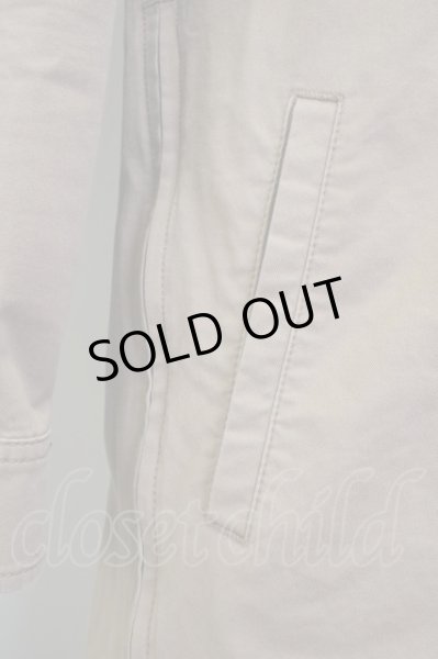 画像7: Black by VANQUISH シャツ.サイドジップロングアーミー /ベージュ/M O-21-12-21-5002-Bl-sh-YM-ZT009 (7)